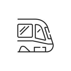 Train icon. Simple train icon for social media app and web design. Vector illustration
