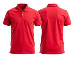 red t shirt isolated