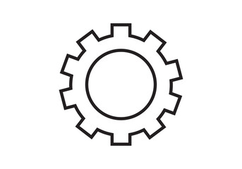 gear icon vector illustration