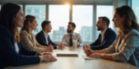 group of business people in office