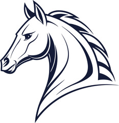 horse head silhouette