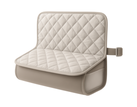Portable folding changing pad, ideal for quick diaper changes in a small apartment.