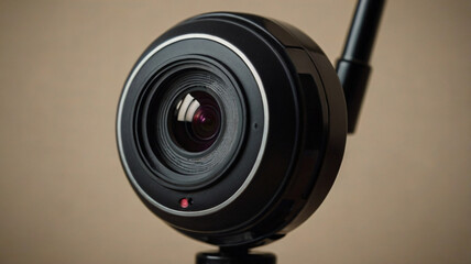 Black Webcam on a Clip Mount