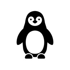 Fototapeta premium penguin on white