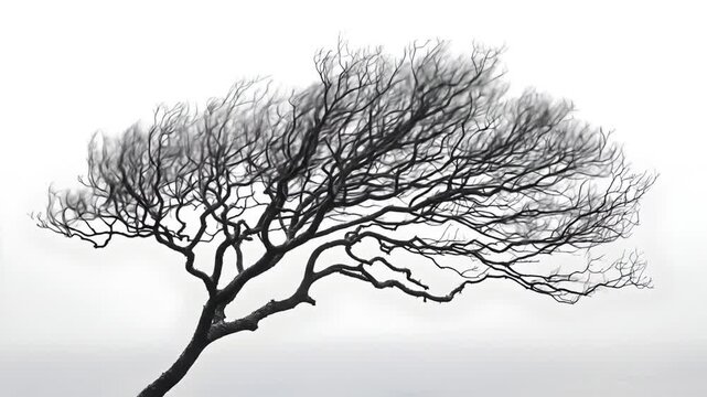 Bare Tree Against a Light Sky