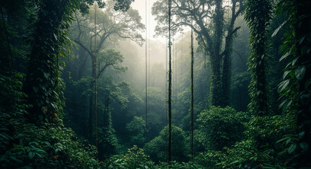 morning in the forest