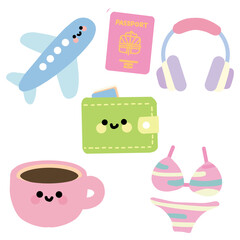 set of icons of different objects