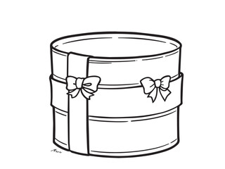 box simple line art