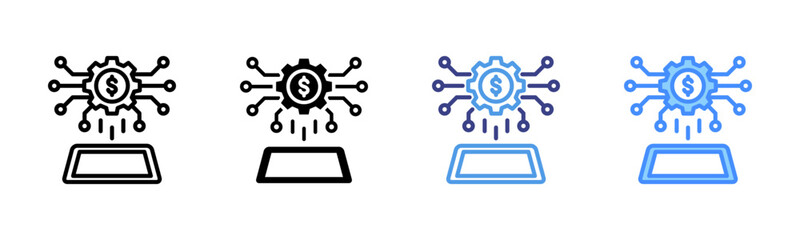 Financial Technology Icon