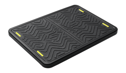 Textured PVC floor covering with anti-slip design for ice rinks