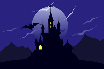 halloween night with castle