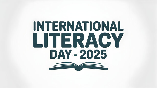 International Literacy Day background banner or poster design