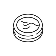 Inflatable pool icon. Simple inflatable pool icon for social media app and web design. Vector illustration