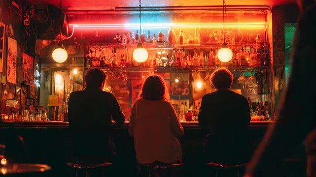 People in a restaurant