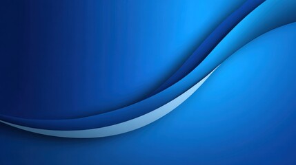 Obraz premium Abstract blue waves layered design.