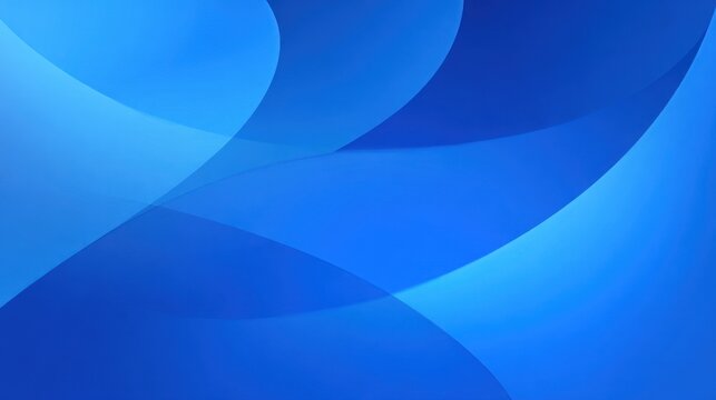 Abstract design with flowing blue shapes.
