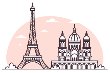 Obraz premium Minimal cow icons in linear style, depicting four positions or actions for farming or livestock design, modern flat illustration style.