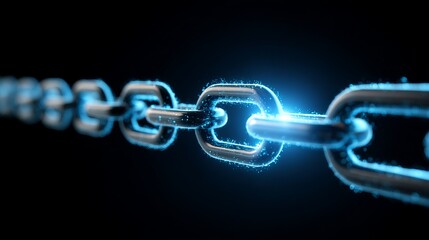 Powerful Chain Link: Strength, Unity, and Connection