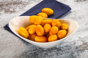 Sweet juicy tropical fruit kumquat