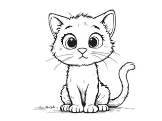 Obraz premium cartoon character vector outline