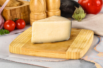 Sheep hard cheese Caprino Romano