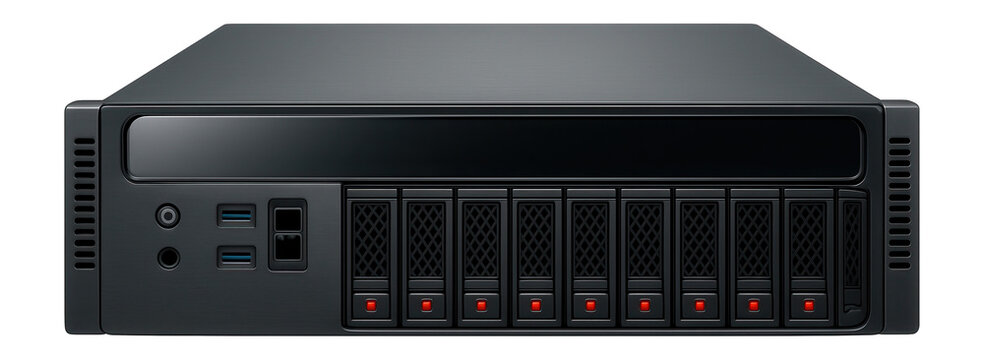 Database server with dedicated storage controllers and high I/O performance