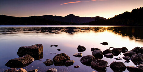 Sunrise at Loch Morlich, Scotland