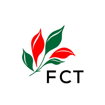 FCT Modern Abstract Leaf Logo Design &ndash; FCT Later Logo, Red and Green Nature-Inspired Brand Icon
