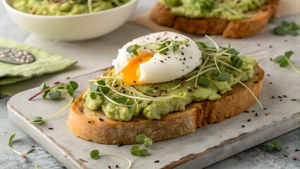 A healthy and fresh gourmet sandwich with grilled fish, green lettuce, tomato, and cheese is ready for a light meal or snack