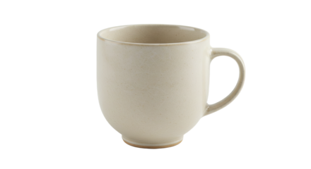 Elegant OffWhite Ceramic Coffee Mug 1.