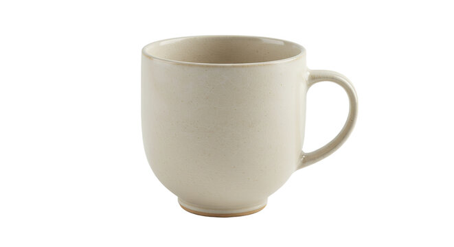 Elegant OffWhite Ceramic Coffee Mug 1.
