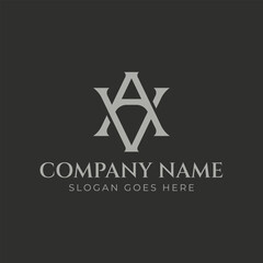 Luxury Monogram Letter Brand Beauty Logo Design