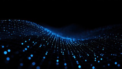 Abstract digital wave