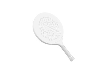 Pickleball Paddle isolated on white background. 3d illustration