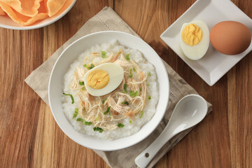 Shredded Chicken boiled rice with Ginger and Spring Onions