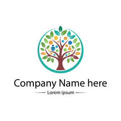 Obraz premium Family tree logo