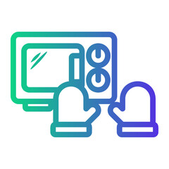 cooking Line Gradient Icon