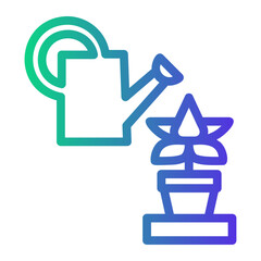 garden Line Gradient Icon
