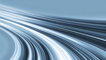 Abstract design of flowing, light-gray lines