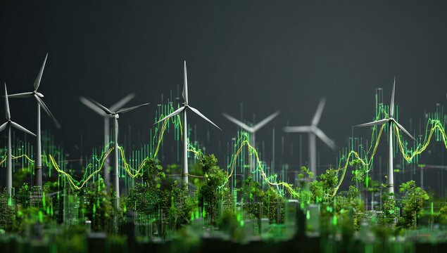 Green energy, financial data