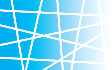 Geometric Lines Abstract Blue Background. Abstract white lines forming a geometric web over a blue gradient. Great for digital presentations or clean layouts.