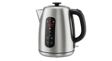Modern Stainless Steel Electric Kettle Design.