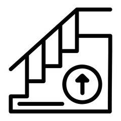 stairs Line Icon