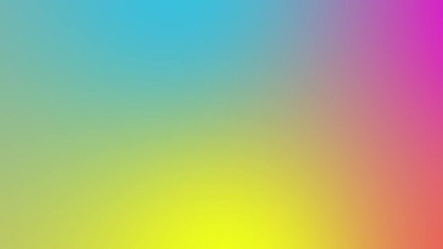 Aqua blue and yellow gradient animated loop background with soft dreamy visuals for modern design use