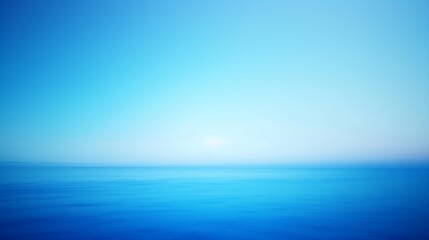 Obraz premium Monochromatic blue gradient from sky blue to royal blue .