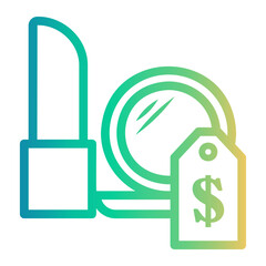 sale Line Gradient Icon