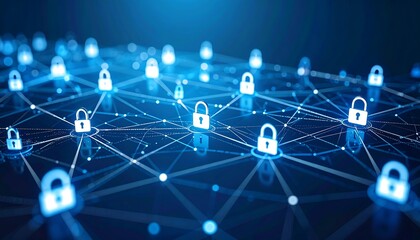Network of interconnected security locks