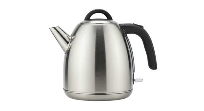 Stainless Steel Electric Kettle Isolated 2.