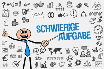 schwierige Aufgabe	
