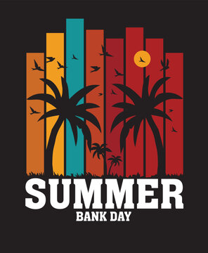 Summer bank holiday in August - the end of the summer, goodbye vacation! Classic T-Shirt